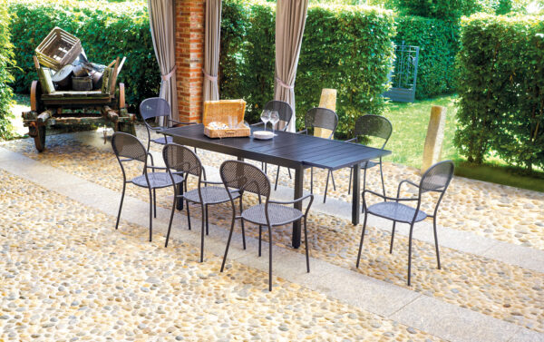 Tavoli in ferro da giardino per esterno - Tavolino ferro battuto